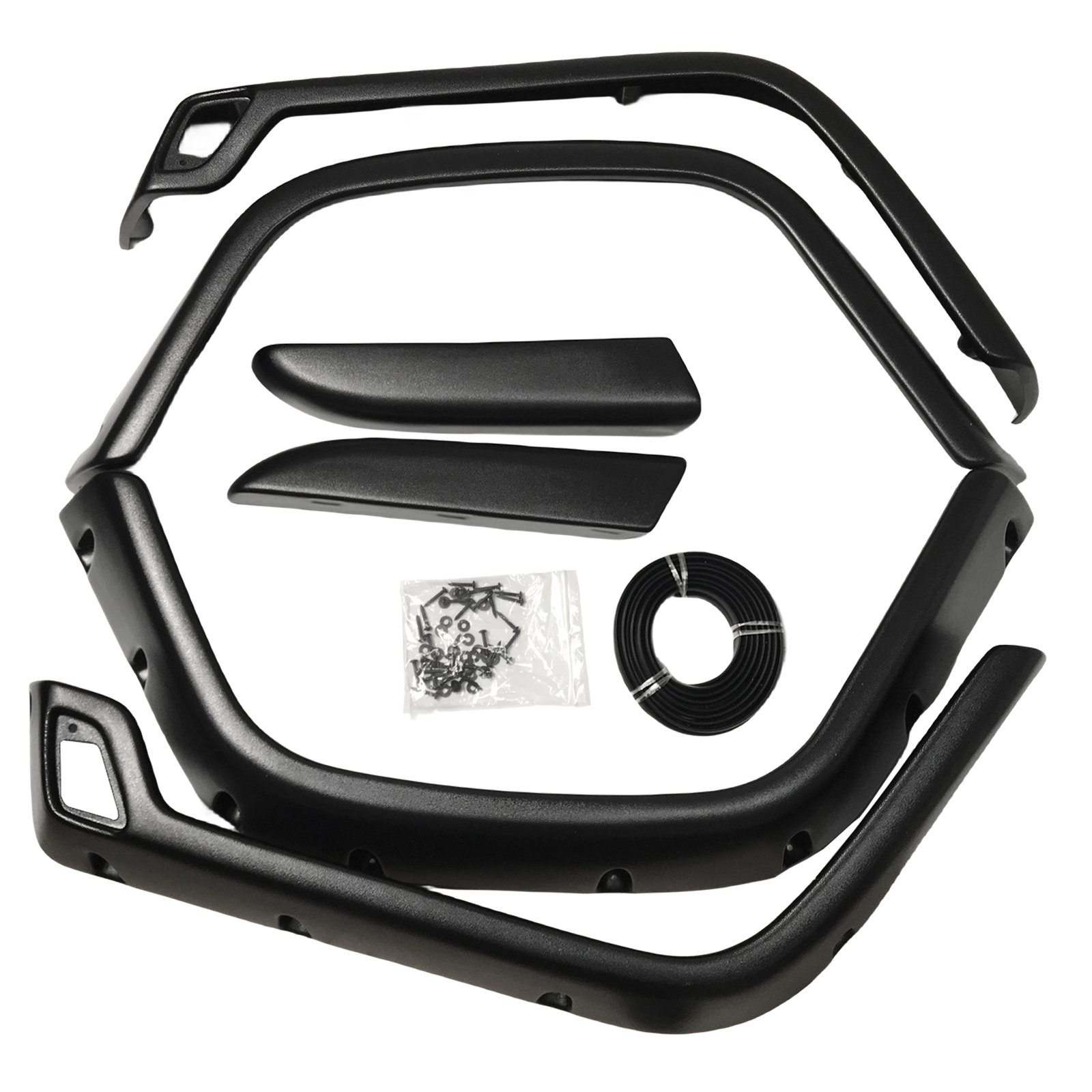 thumbnail image 2 of 6-Piece Black Fender Flares Set For Jeep Wrangler TJ (1997-2006) – 7" Wide, Matte Black 2 of 5