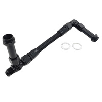 1 x Carburettor 241mm Fuel Inlet Rail Kit -8AN Fit For Holley Dual Fuel Line 4150