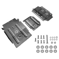 Fit For Ford Ranger PX MK1 MK2 MK3 For Mazda BT50 2012-2020 3Pcs Bash Plates 4mm Thick Steel