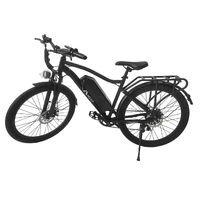 Brushless Motor EBike Off Road 7 Speed Mountain Ebike Black Adult Electric Bike 26'' 1500W