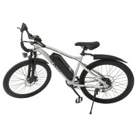 Electric Bike 26'' E-MTB 48V Ebike Adult off Road City Bicycle Commuter White 1500W 