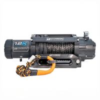 Carbon 12K - 12000lb Winch V3X With Soft Shackle
