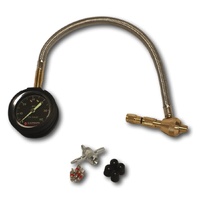 Carbon Offroad Speedy Tyre Deflator / Pressure Gauge Analogue