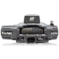 Carbon TANK - 12000lb Winch 12V With Purple MegaPro Hook