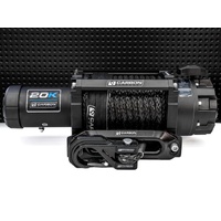 Carbon Scout Pro - 20000lb Winch - 12V With Yellow MegaPro Hook