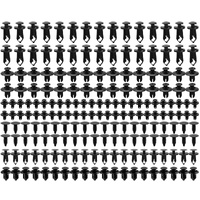 190Pcs Car Body Trim Clips Retainer Rivets Screw Panel Push Fastener Bumper 