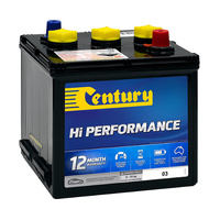 03 - 6 Volts Century Conventional Car Batteries 9313857006035