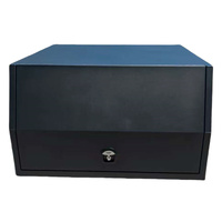 1500mm Long Black Aluminium Flat Plate Canopy