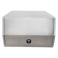 1500mm Long Silvery Aluminium Flat Plate Canopy