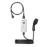 EV Charger White Ezgo 10A+15A+Home Kit Single Phase MSI Portable 