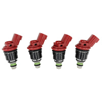 Fit For Nissan Skyline 300ZX Terrano Stagera RB25DE RB25DET Silvia 180SX 200SX 4 Pcs 740cc Fuel Injectors