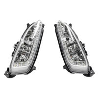 Fit For Hyundai Santa Fe 2013-2015 2Pcs Front LED DRL Daytime Running Light Fog Lamp Left & Right Hand Side