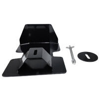 4WD Spare Wheel Carrier Black Aluminium Ute Toolbox Canopy