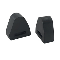 Fit For Chevrolet Silverado For GMC Sierra 16633065 1999-2007 2Pcs Tailgate Rubber Bumper Stop Set Black