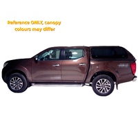 Black Karuna Canopy Side Fold-Up Windows FSW RR HW KK12R Fit For Nissan Navara D23 NP300 2015+