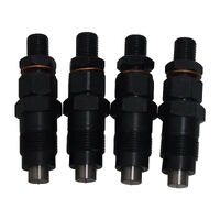 Set Of 4 New Diesel Fuel Injectors Set Fit For Toyota Hilux Surf 2L-TE 2.4L 23600-59105