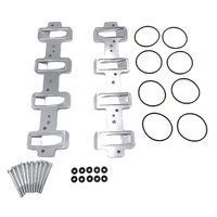 for LS Cathedral Port Cylinder Head Aluminium Intake Manifold Adapter Plate Kit 
