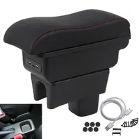 Dual Layer Armrest Box Fit For Suzuki Swift 2005-2021 Center Central Storage Console 