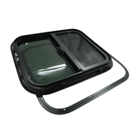 Caravan Sliding Window 600x500mm Fit For UTE Canopies RV Caravans Motor Homes Horse Floats 30-90mm Caravan Wall Thickness