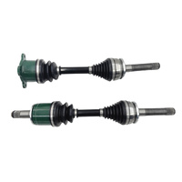 Pair Front CV Joint Axle Shafts Fit For Mitsubishi Pajero NH NJ NK NL 2.6L 4Cyl & V6 3.0L Petrol Manual 05/1991-01/2000