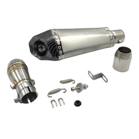 Modified Exhaust Muffler Pipe Silencer Fit For Kawasaki Z250 Ninja 250 300 2013-2016