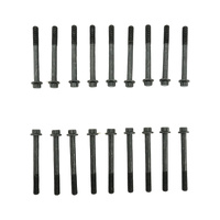18 Pcs Cylinder Engine Head Bolt Set Fit For Nissan Navara D22 4cyl 3.2L QD32E 1997-2001