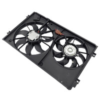 Radiator Cooling Fan Assembly Fit For Volkswagen Golf MK5 MKVI 07/2004-09/2008