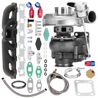 MAX PEEDING RODS Turbo Manifold And Turbocharger Kit Fit For Nissan Safari Patrol 4.2L TD42 GQ GU Y60
