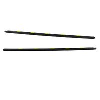 L+R Door Window Molding Trim Door Belt Strip Fit For Honda Civic EK 1996-2000