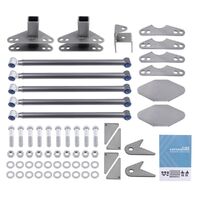 Parallel 4 Suspension Link Kit Universal Weld On With 1.25 Dom .156 Wall Tube Bars