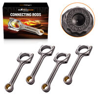 MAX PEEDING RODS X-beam Con Rod Connecting Rods Fit For Honda L15B L15B2 Engine ARP 2000 5.61