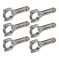 MAX PEEDING RODS Connecting Rods Fit For Nissan Skyline R32 R33 R34 2.5L RB25DET2.6L RB26DETT 121.5mm