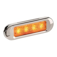 Narva 10-30 Volt Model 8 LED Front End Outline Marker Lamp (Amber)