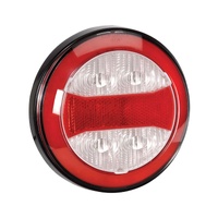 Narva 9-33 Volt Model 43 LED Rear Stop And Reverse Lamp With Red Led Tail Ring