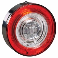 Narva 9-33V LED Model 57 Rear Stop Lamp (Red) With Tail Ring (Red) And Reverse (White)