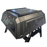 Aluminium Tub Canopy With Top-Opening Lid Fit For Isuzu Dmax 2008+/Ford Ranger T6 2012+/Mitsubishi Triton 2024 MV/LDV T60 2017+/BT50 2011+