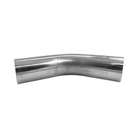 3" Inch 45 Degree 76mm Aluminised Mild Steel Exhaust Pipe Mandrel Bend