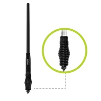 ANU916 3dBi UHF CB Antenna Detachable Fiberglass Whip with Heavy Duty Barrel Spring