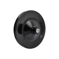 Fit For GM/Ford Power Steering Pump Single Groove Steel 3/4" Shaft Black Pulley