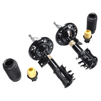 Fit For Abarth 500 Fiat 500 500C 0.9L 1.2L 1.4L 312A 169A 2008-2021 333766 333767 Pair Front Strut Shock Absorbers