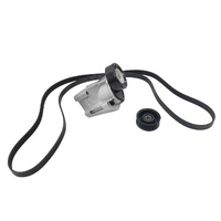 Fit For Toyota Landcruiser UZJ100 For Lexus LX470 UZJ100 4.7L 2UZFE 4WD 08/2002-ON Only Drive Belt Tensioner & Pulley Kit