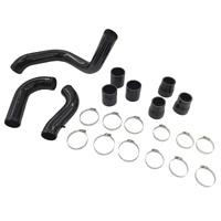 Fit For Nissan Navara D40 Turbo 2.5L YD25DDTI Engine 2005-2014 Intercooler Piping Kit With Joints & Clamps Black
