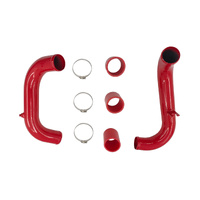Fit For Nissan Navara D40 2.5L 140Kw YD25DDTi Engine Spain Built Only 2010-2014 Intercooler Piping Kit With Joints & Clamps Red