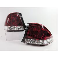 Fit For Lexus IS200 IS300 Toyota Altezza 1999-2005 JDM Clear Red Tail Lights