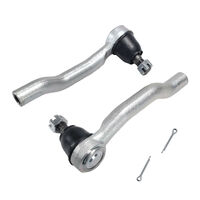 Fit For Nissan Navara D40 Pathfinder R51 Diesel 2.5L 3.0L 4.0L YD25DDTI VQ40DE 2005-2019 For Spain Built Only 2 x Outer Front Tie Rod Ends