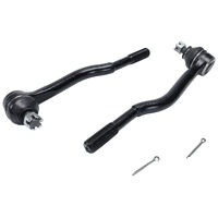 Fit For Nissan Navara DX D22 2.4L 2.7L 3.0L YD25DDT KA24E 1997-2015 2 Pcs Front Inner Tie Rod Ends