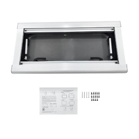 Fit For RVs Campers Mobile Homes RV Caravan Push Out Flat Window Rounded Corner 300x700mm